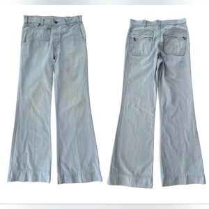 RARE VTG 70s Levi’s Flare Bell Bottom Denim Jeans Womens 30×30 White Tab Talon
